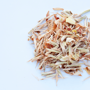 Dried organic lemongrass sourced from Nine North Lake, ready for brewing or culinary use